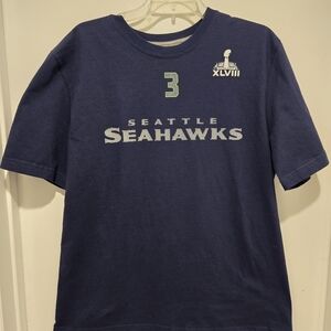 REDUCED SHIPPING Russell Wilson Super Bowl t shirt
